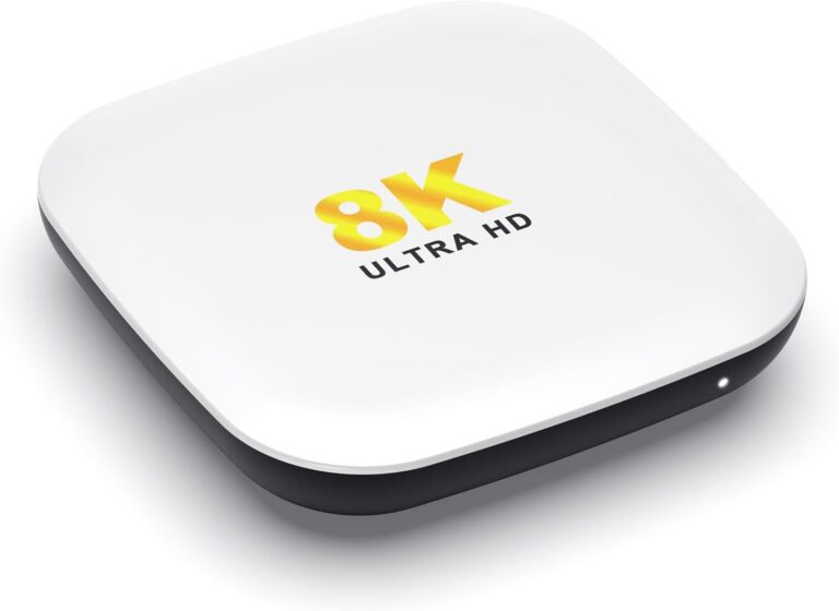 Strong 8K IPTV Player featuring an elegant 8K Ultra HD streaming box design for fast IPTV streaming, live TV, movies, sports, and premium entertainment.