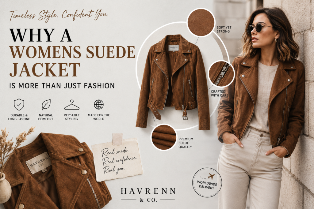 womens suede jacket