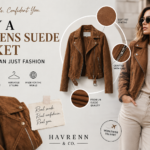 womens suede jacket