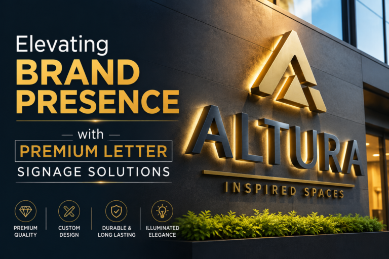 Elevating Brand Presence with Premium Letter Signage Solutions