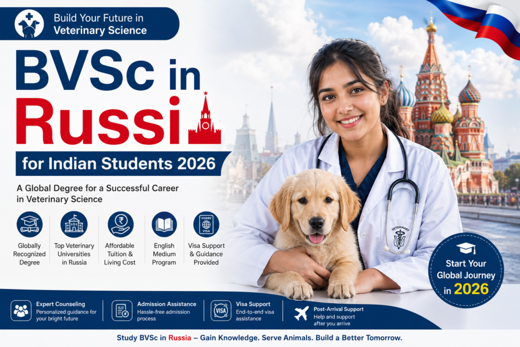 BVSc in Russia for Indian Students