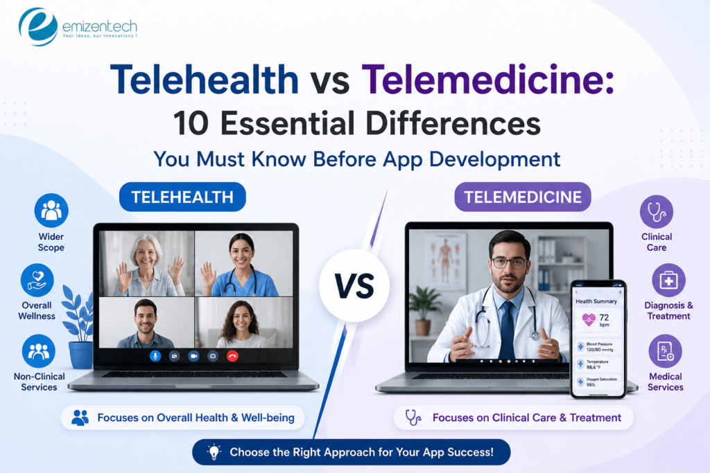 Telehealth vs Telemedicine