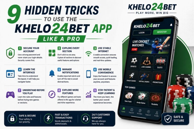 9 Hidden Tricks to Use the Khelo24Bet App Like a Pro