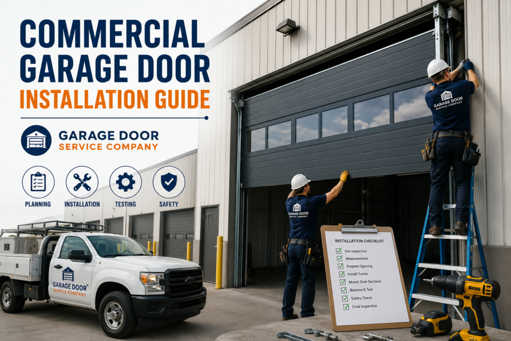 Commercial garage door installation guide