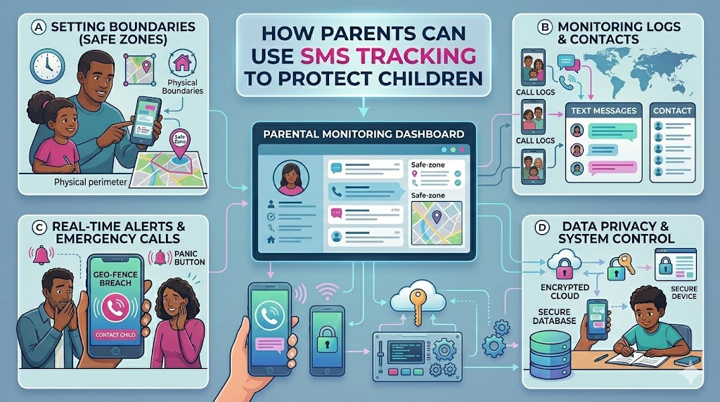 How Parents Can Use SMS Tracking to Protect Children