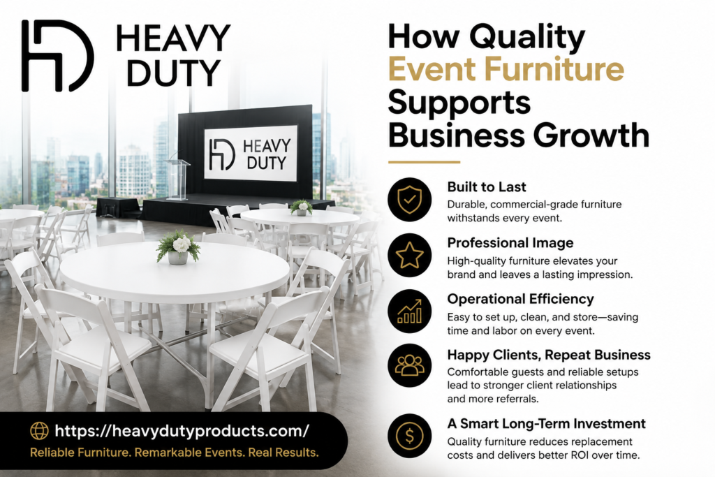 Quality Event Furniture Supports Business