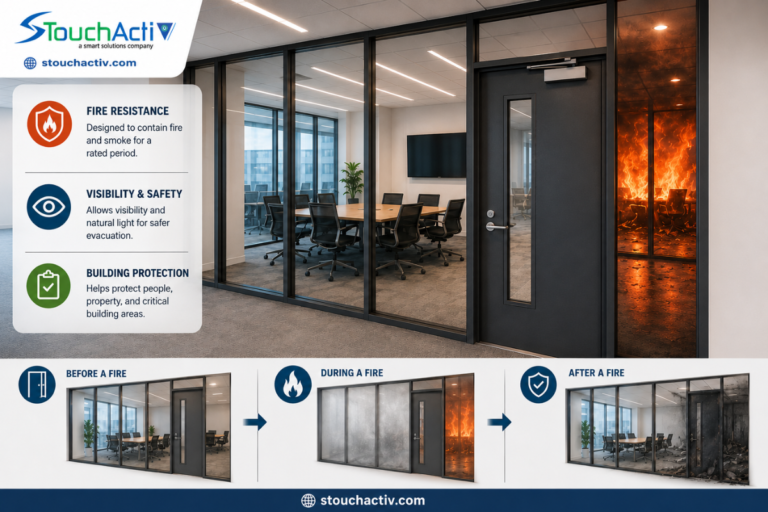 fire-rated glass and doors