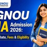 IGNOU MA Admission 2026