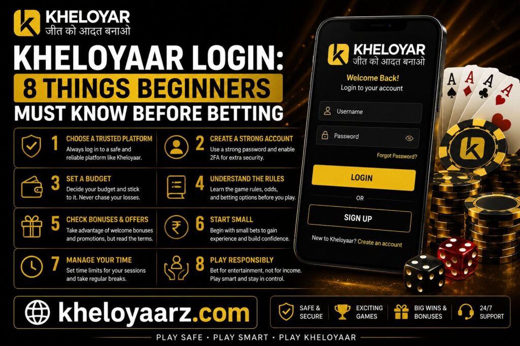 Kheloyaar Login 8 Things Beginners Must Know Before Betting (1)