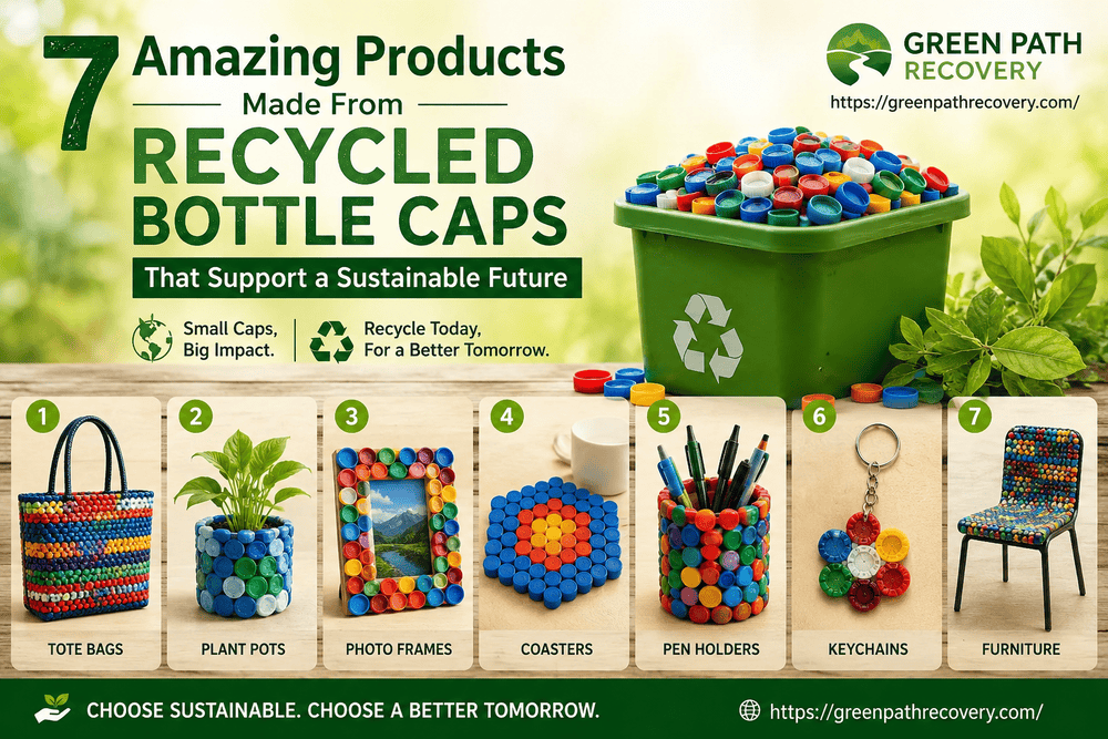 recycled bottle cap