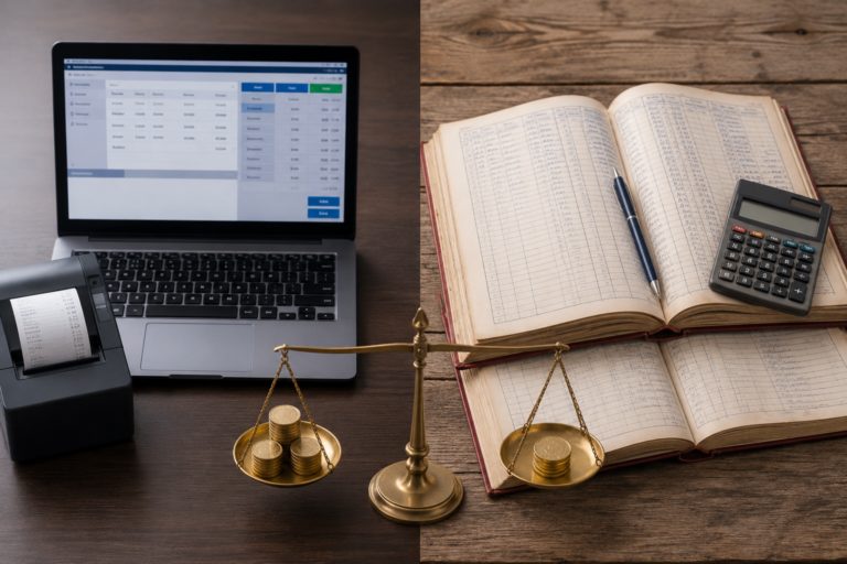 Shop Billing Software vs Manual Ledger