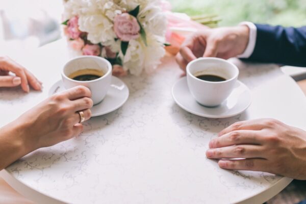 wedding coffee cart