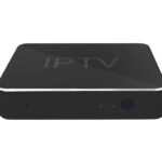 IPTV Norway streaming service on a smart TV showing live channels, movies, sports, and on-demand entertainment content.