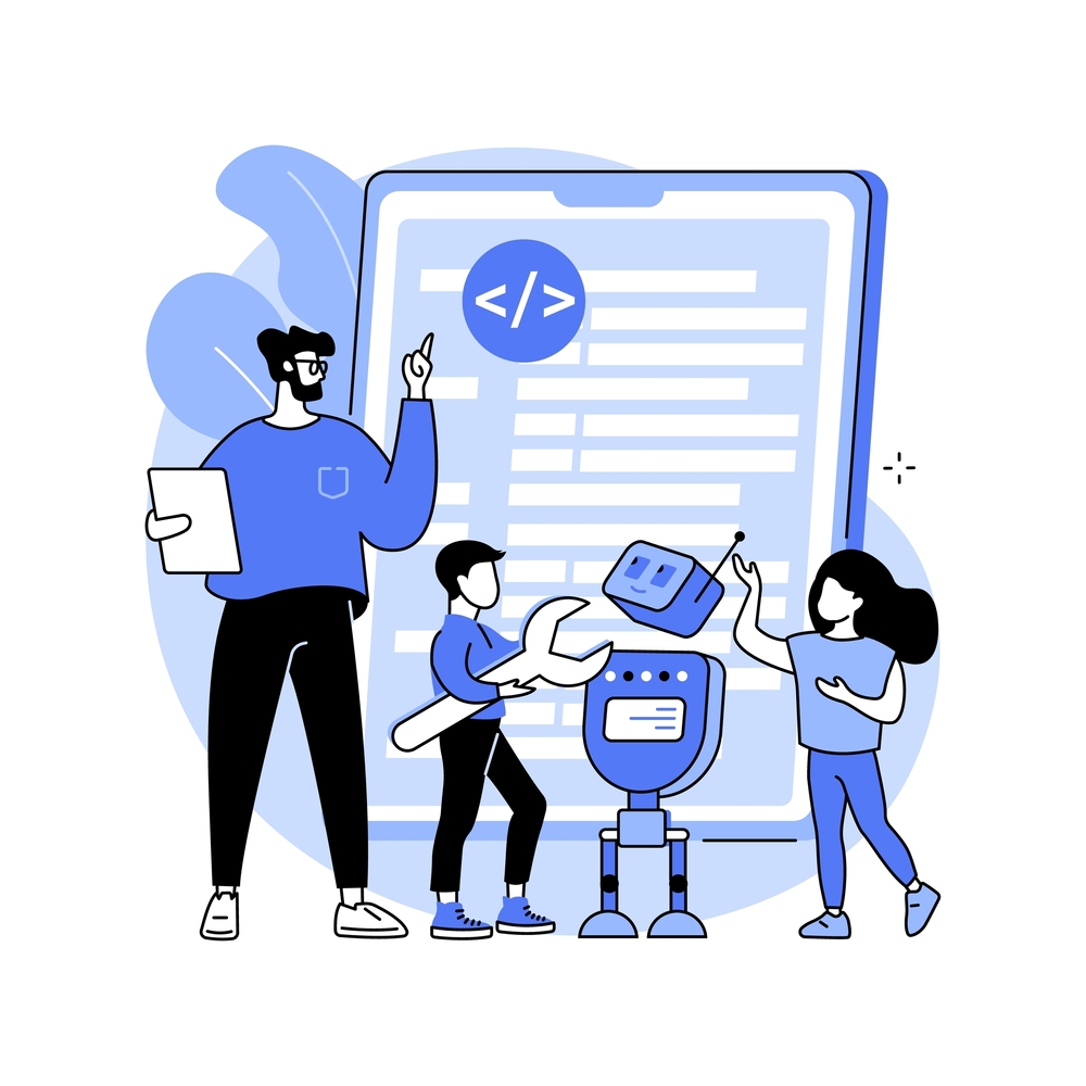 Computer,Programming,Camp,Abstract,Concept,Vector,Illustration.,Computer,Science,Camp,