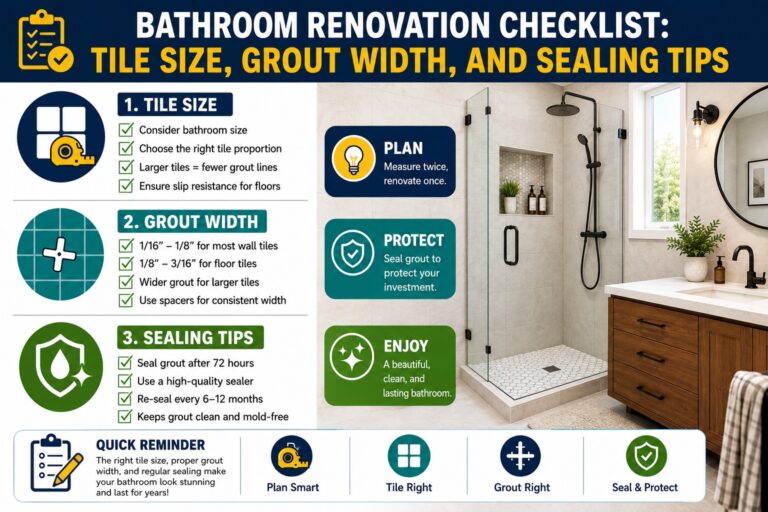 Bathroom Renovation Checklist