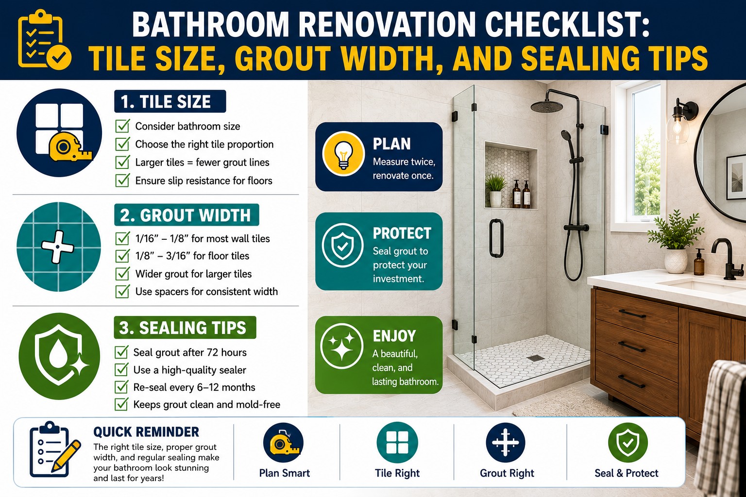 Bathroom Renovation Checklist