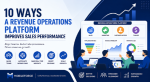 Revenue operations platform improving sales performance through automation