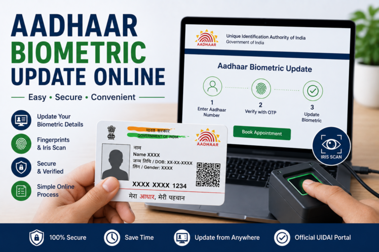 Aadhaar Biometric Update Online