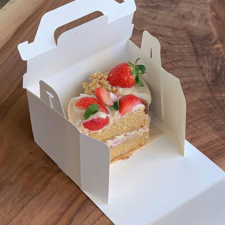 Custom cake slice boxes