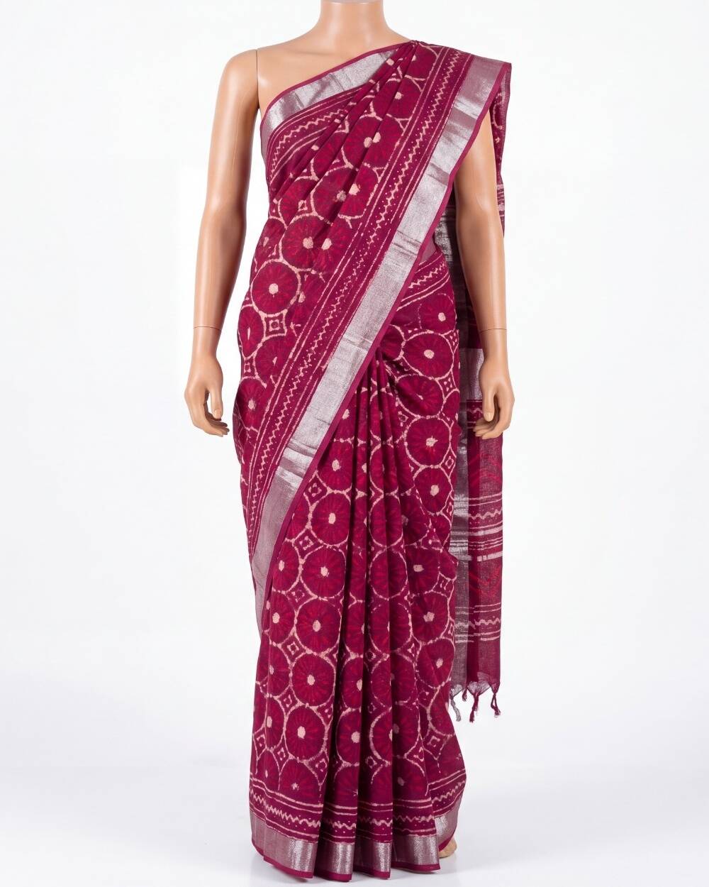 linen saree