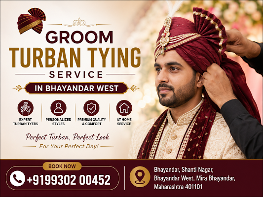 Groom turban tying service in Bhayandar west