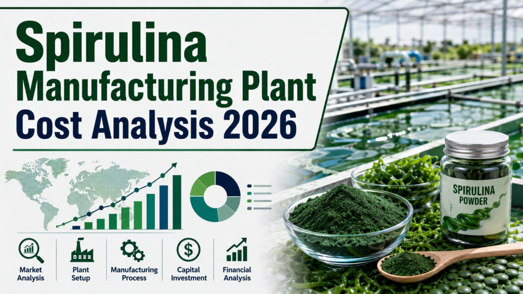 spirulina manufacturing plant cost analysis
