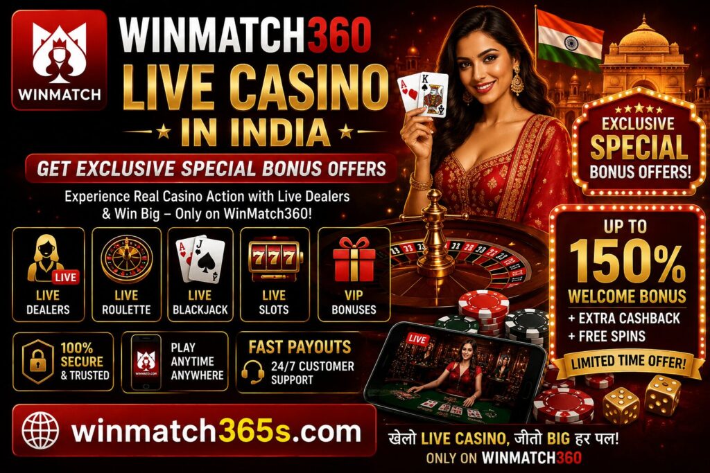 Winmatch360 Live Casino India