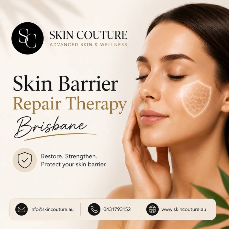 Skin Barrier Repair Therapy Brisbane by Skin Couture promoting healthy, hydrated and protected skin with advanced skin barrier care.