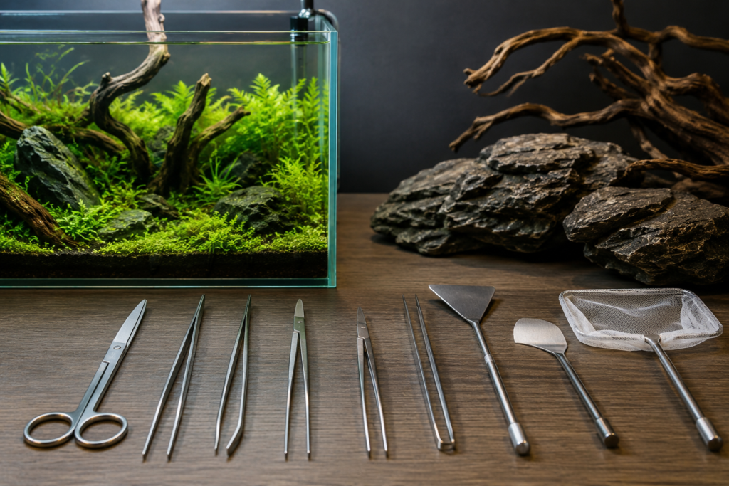 Aquascaping tools every beginner needs: Australia buyer's guide