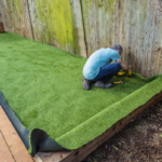 Synthetic turf installation in Dallas County TX