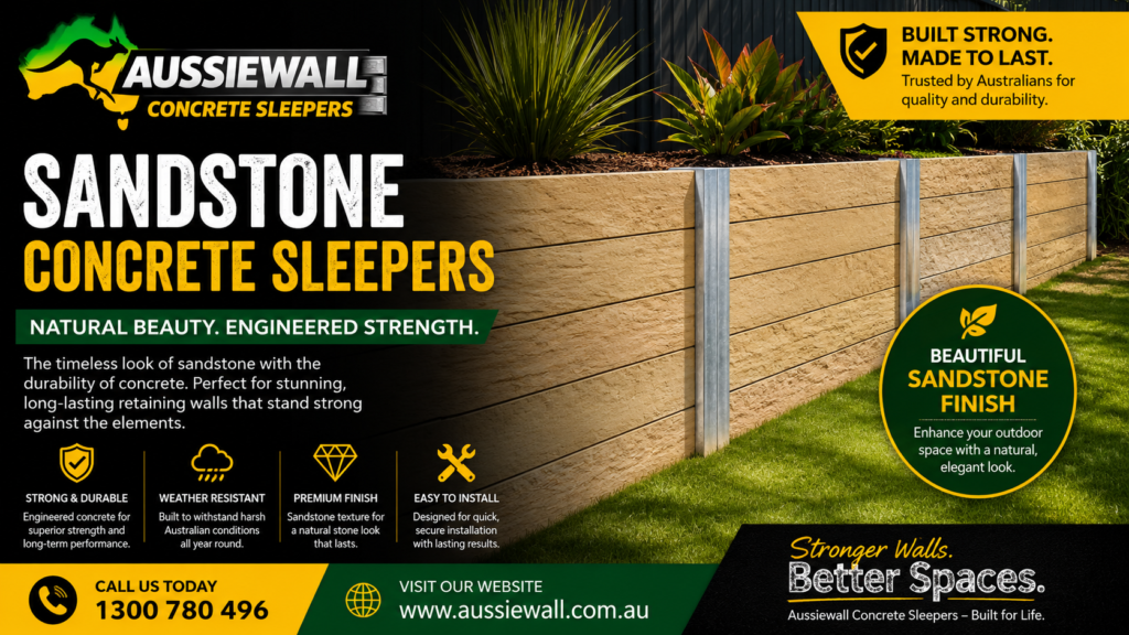 Sandstone Concrete Sleepers