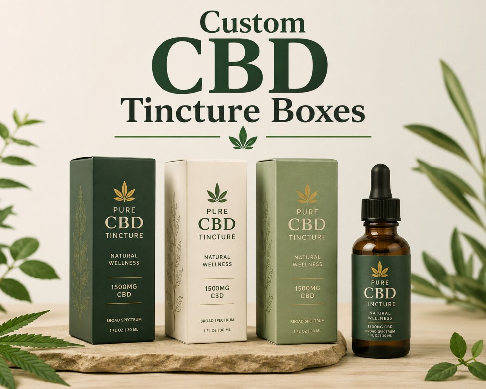 Custom CBD Tincture Boxes