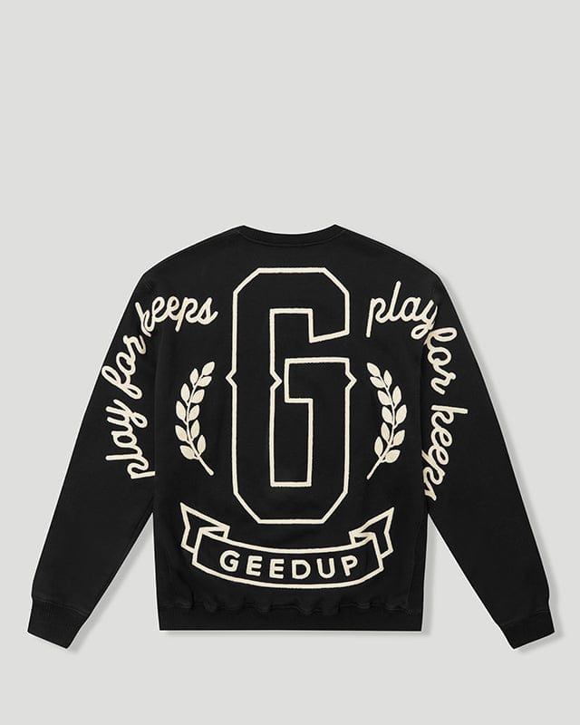 Geedup-GPFK-Script-Black-Crewneck