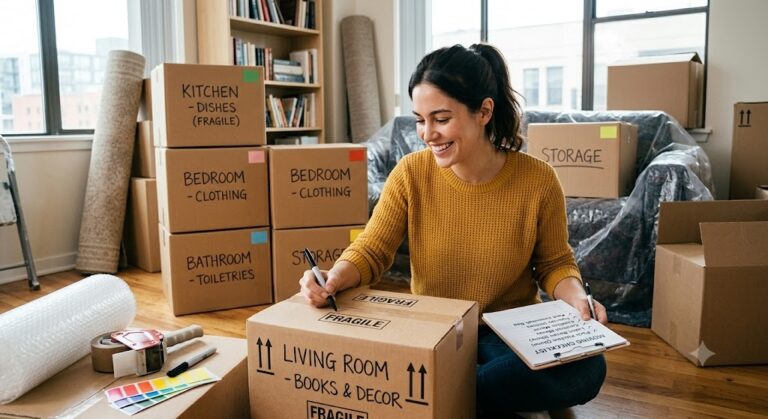 How to Stay Organized During a Move