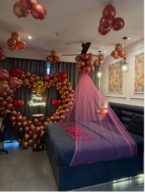 Romantic anniversary decoration somerset county