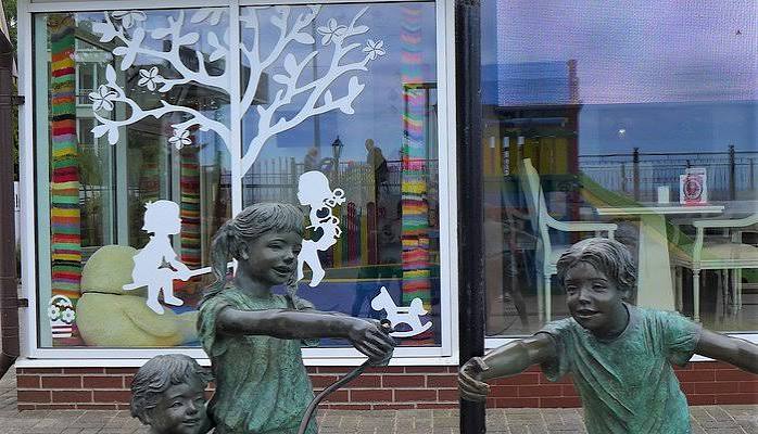 childrens bronze sculptures