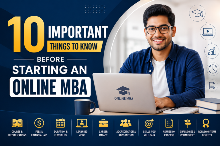 10 Important Things to Know Before Starting an Online MBA
