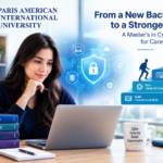 Master's degree in cyber security for career-changers, featuring online learning, foundational skills, and cybersecurity career development.