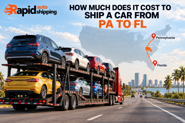 how much does it cost to ship a car from pa to fl