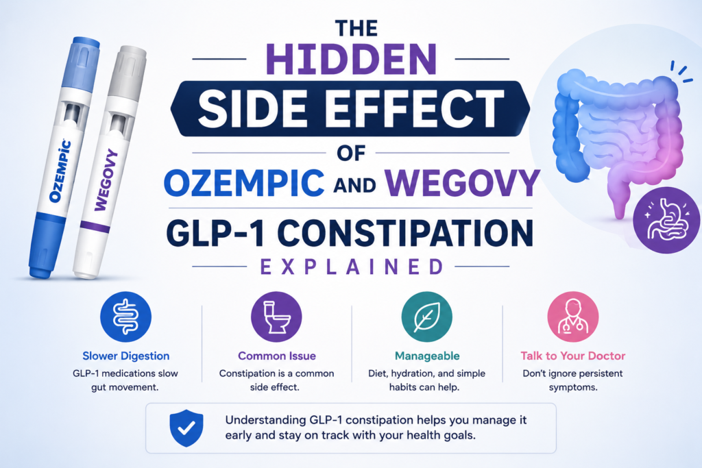 The Hidden Side Effect of Ozempic and Wegovy: GLP-1 Constipation Explained