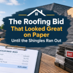 Roofing Bid