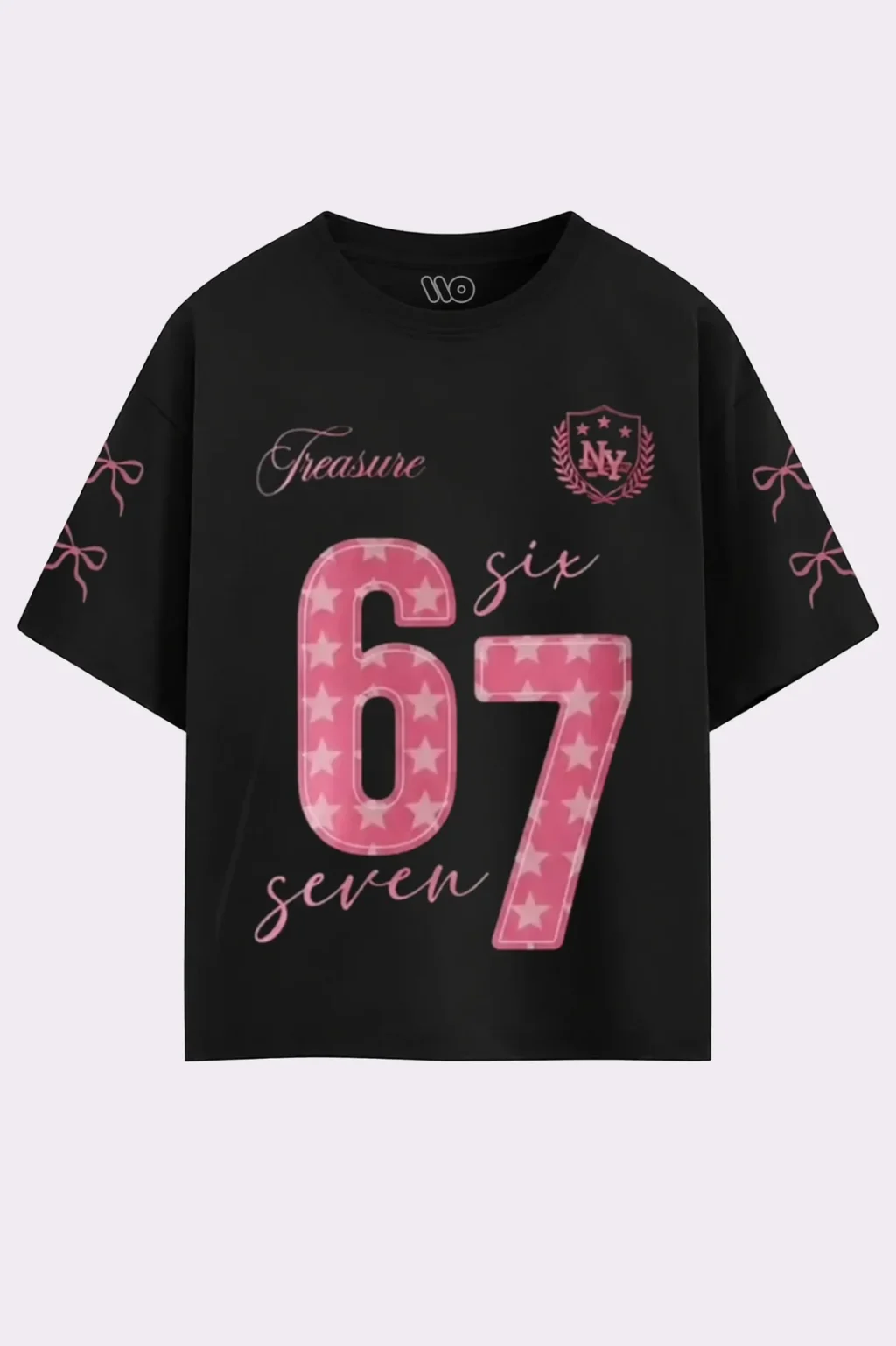 Treasure 67 Printed Oversized T-Shirt.