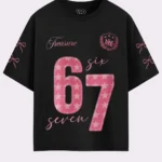 Treasure 67 Printed Oversized T-Shirt.