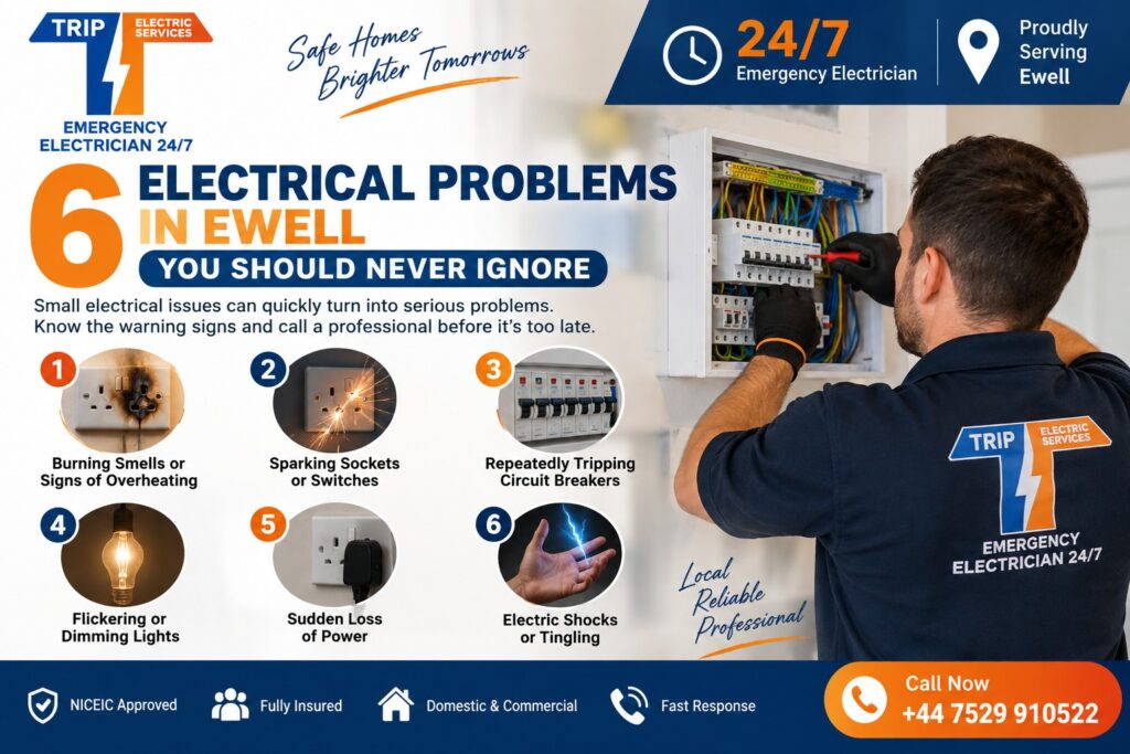 6 Electrical Problems in Ewell You Should Never Ignore