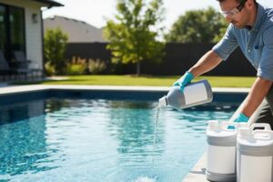 weekly pool cleaning service