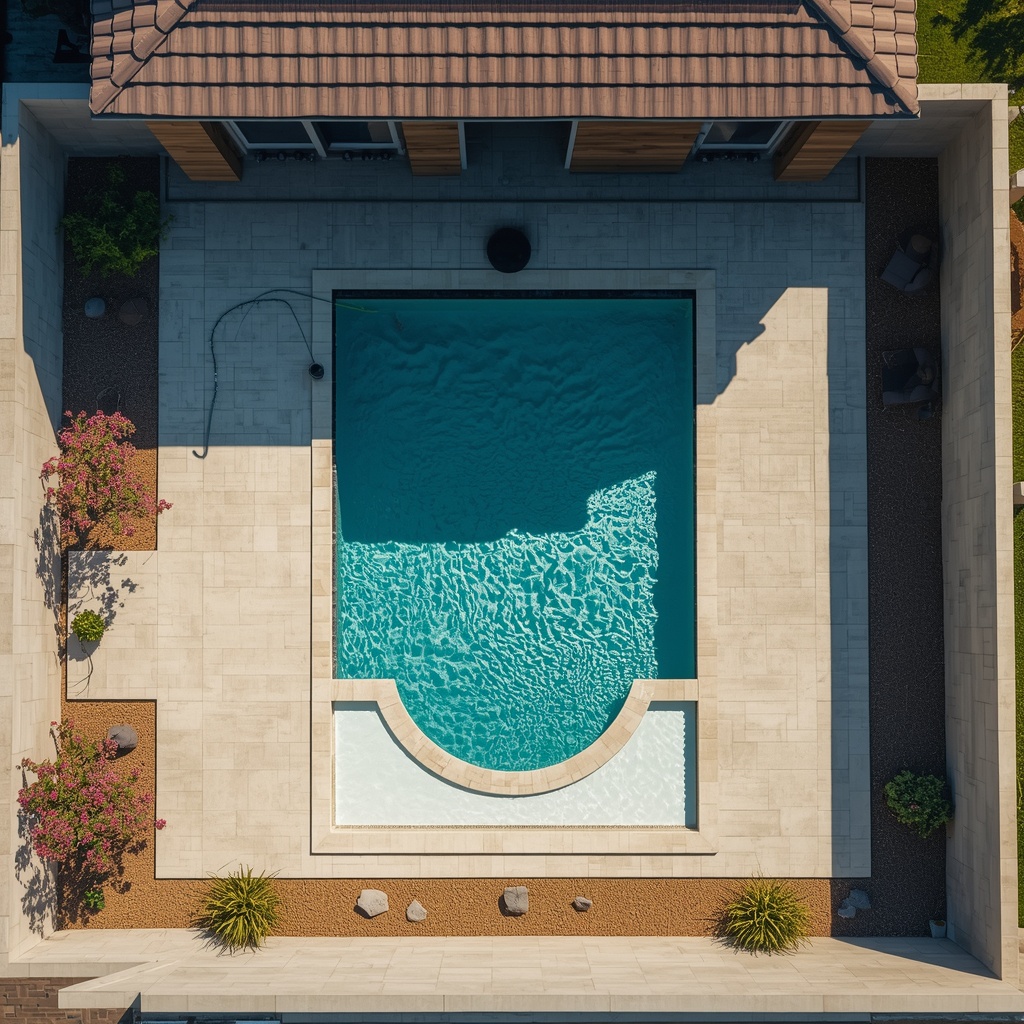 lucid-origin_An_aerial-style_realistic_photo_of_a_compact_villa_backyard_featuring_a_well-des-0