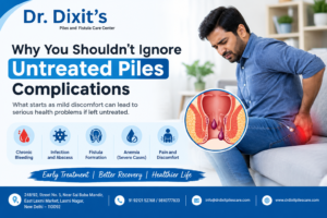 untreated piles complications