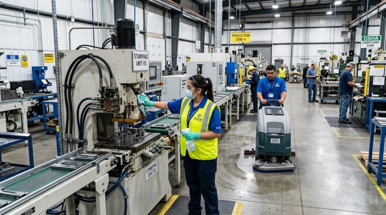 Why Manufacturing Facility Cleaning Services Are Essential for Productivity and Compliance
