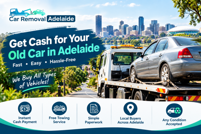 Adelaide Car Removal Tow Truck Banner