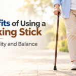 Benefits of using a walking stick for mobility, balance, and walking support